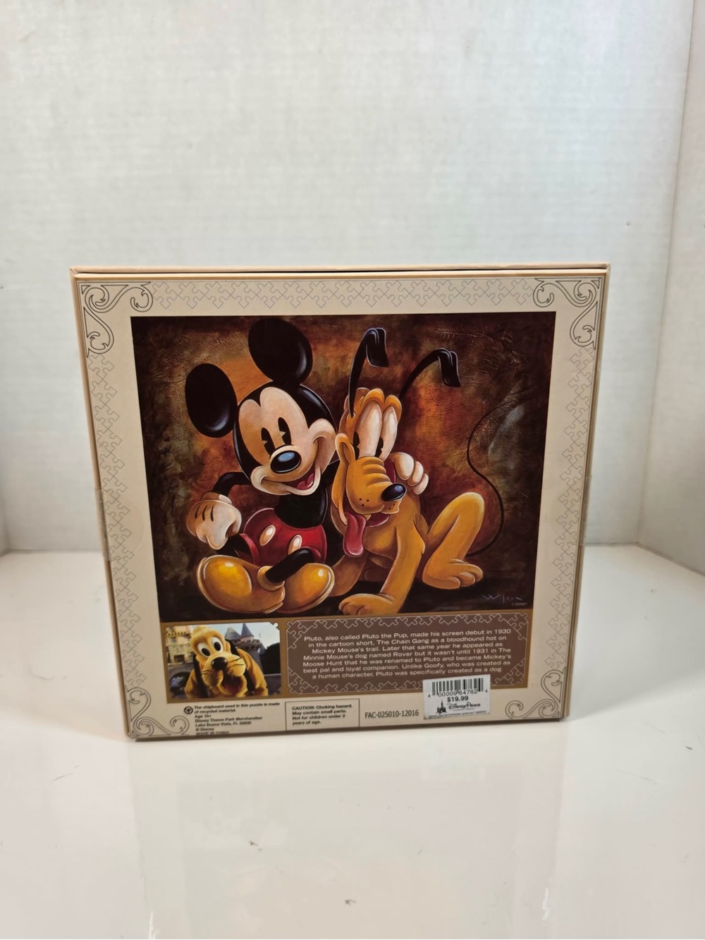 Disney Parks Mickey and Pluto The Pup 85th Anniversary Signature Puzzle 1000 Pcs - Picture 2 of 2